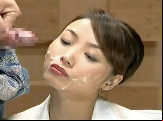 bukkake fetish cumshot facial